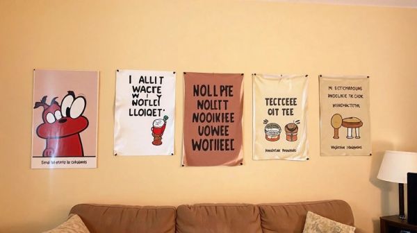 5 affiches humoristiques pour dynamiser votre intérieur